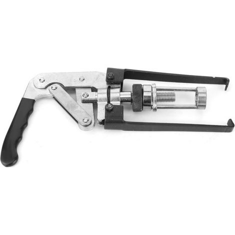 Extracteur de joint de tige de soupape, outil de compresseur de ressort de soupape en acier au carbone adapté aux moteurs OHV OHC (1/4)