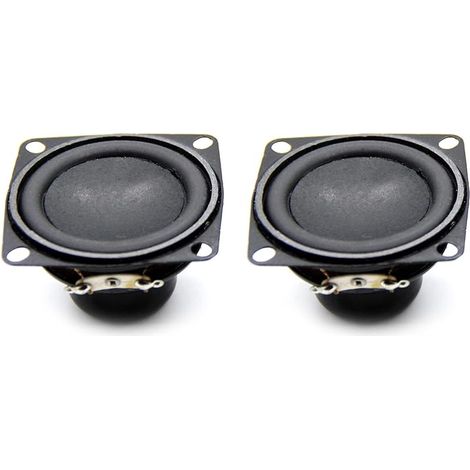 2 PCS Audio Haut-parleur 4Ω 10W 53 mm 2 Pouces Multimédia DIY pour Home Cinéma