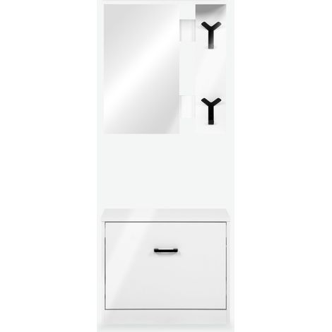 Olmedo Legno laminato - Bianco lucido (1/4)