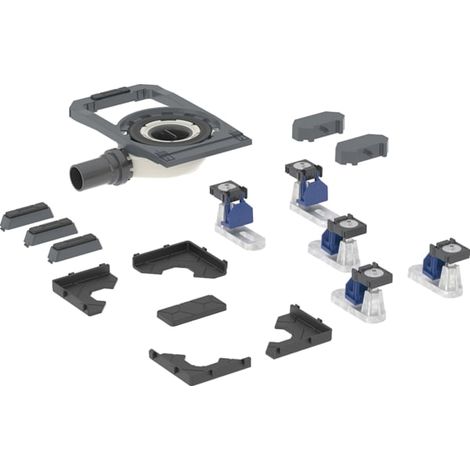 Geberit Duofix Duschwannenablauf mit fünf Füßen, für CleanFloor30 Duschfläche integriert, Sperrwasserhöhe 30 mm (1/3)