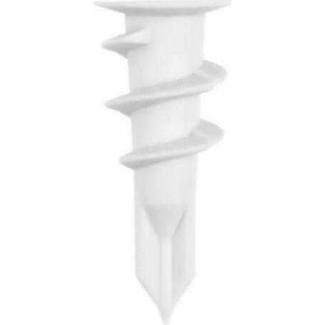 Taco Pladur Index Nylon 6 Mm Diámetro Espiral Ala Ancha 100 Unidades