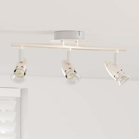 4108218 Spot de plafond Nickel 36,5 x 10 x 12,5 cm Métal (1/5)