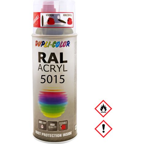 Peinture Acrylique Ral Duplicolor Bleu Ciel Séchage Rapide, Haute Couvrance - Motip Dupli France