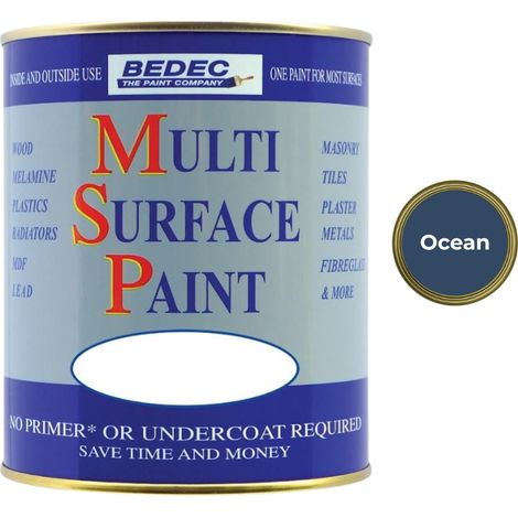 Bedec Multi Surface Paint - Matt - Ocean - 750ml