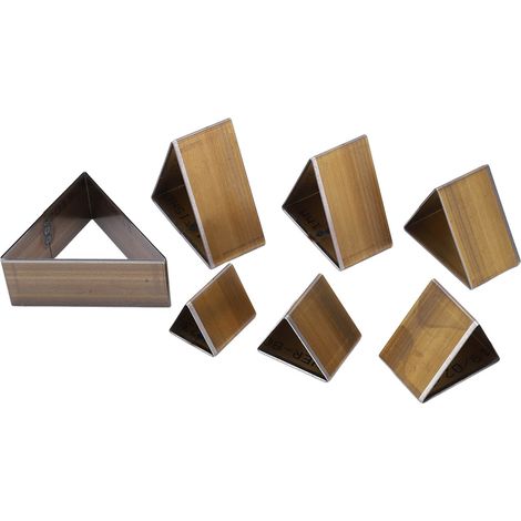 7 Pièces Emporte-pièce en Cuir Triangle Différentes Tailles pour Découpe DIY et Projets Créatifs à Domicile (1/5)