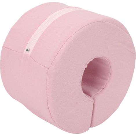 Coussin surélevé pour les pieds, soulage la douleur et la pression, favorise la récupération, housse amovible et lavable, rehausseur de cheville et de talon rose (1/5)
