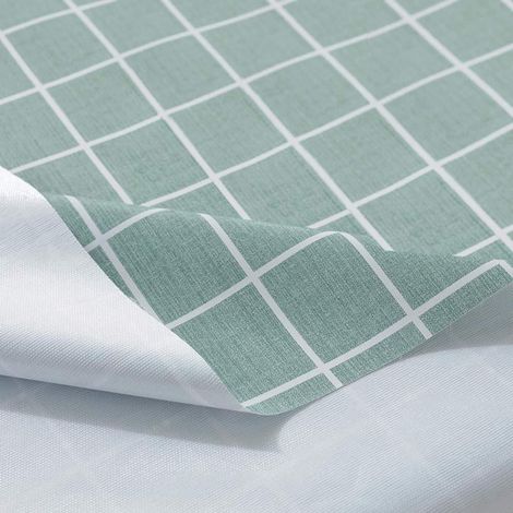 Tischdecke Rechteckig 120x180 cm Grün PVC Wasserfest Ölfest Pflegeleicht