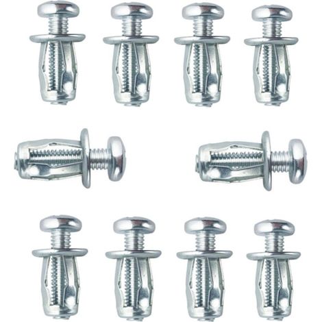 Chevilles M5 x 25 en Métal pour Corps Creux - à Expansion - Combinables Avec Pince pour la Décoration et les Fixations de la Maison (1/4)