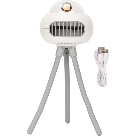 Adatto per ventilatori per neonati senza pale, ventilatori portatili ricaricabili silenziosi con treppiedi flessibili, mini ventilatori dal design sicuro, adatti per passeggini, seggiolini auto, culle