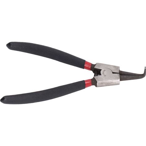 Pinze per anelli elastici esterni, utensile manuale per la curva a becco di 7 pollici per l'installazione e la rimozione. (1/5)