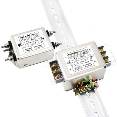 Filtre d'alimentation secteur monophasé 115 V, 250 V, 50/60 Hz, 10 A, filtre antiparasite pour appareils électroniques
