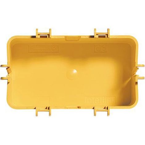 Scatola installazione 4 moduli canali/colonne, da utilizzare con supporto art. 120034