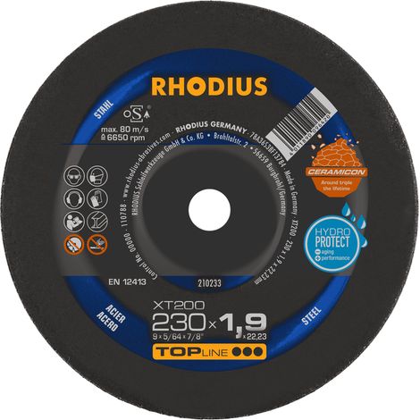 RHODIUS XT200, 25 Stück, 230 x 1,9 mm, Trennscheibe (1/3)