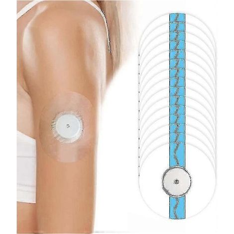 Lot de 10 à 50 protections de capteur pour Libre 3, patchs adhésifs étanches et transparents, style libre, 50 pièces (1/5)