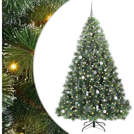 Árbol de Navidad artificial con 300 LED Verde 240 cm PE y PVC vidaXL (1/5)