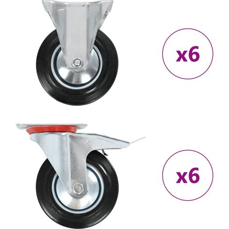 12 Stk. Rollen 160 mm