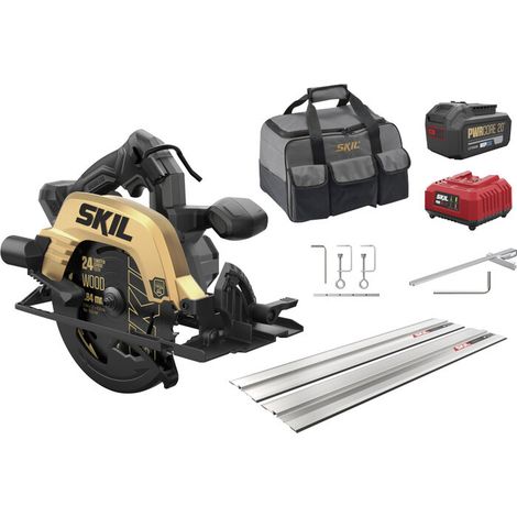 Sierra eléctrica portátil Black+Decker 3575db 20 V sin cable riel guía