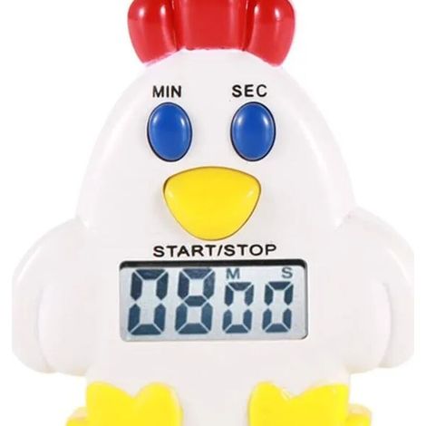 Minuteur de Cuisine Aimanté Rigolo, Timer Cuisine Aimanté de Forme de Coq (Poulet) (1/3)