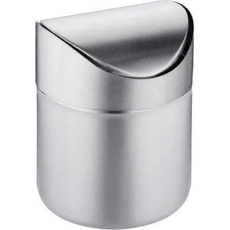 Mini-Mülleimer für den Schreibtisch mit Deckel, kleiner Tischmülleimer, ideal für Büro, Bad und Küche (1/5)