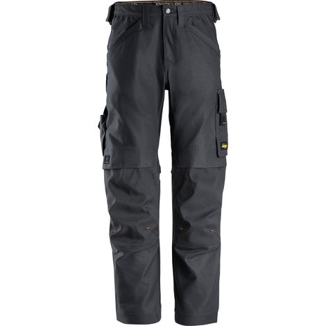Snickers Workwear AllroundWork Canvas+ Stretch Arbeitshose 6324 Gr. 50 stahlgrau