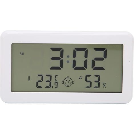 Hygromètre LCD thermomètre haute précision écran clair indicateur confort intérieur avec support pliable pour maison bureau (1/5)