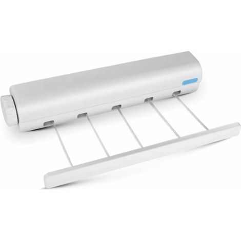 Corde à linge rétractable automatique pour intérieur à suspendre à linge às 5 fils (1/4)