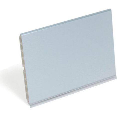 Plinthe PVC aluminium 100mm finition anodisé satiné 3,9ml - - 8060163 (1/2)