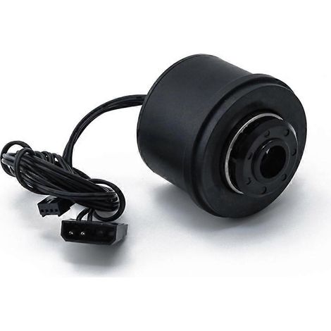 Magnetisch aufgehängte, geräuscharme D5-Wasserpumpe mit PWM-Drehzahlregelung, automatischer Drehzahlregelung, Wasserkühlung, 1300 l/h Förderhöhe, PU-PWM5B18W, Schwarz (1/5)