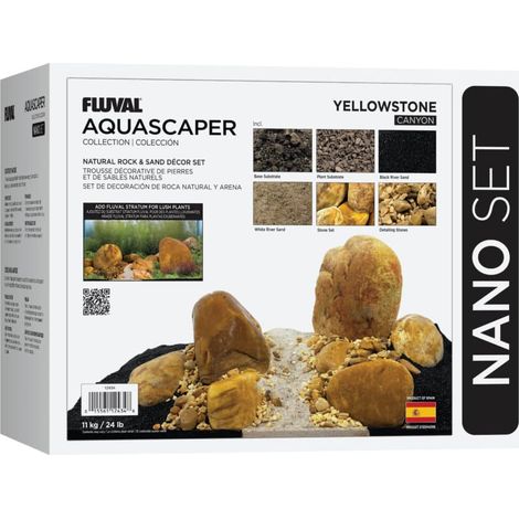 Kit de piedras y grava para acuascaping Fluval - Ámbar