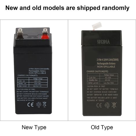 Batterie au plomb-acide, 4 V 4,5 Ah/2-fm-4,5/20 h (1/5)