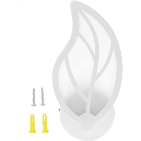 LED Wall Light Modern Acrylic LeafShape Lamp Bedroom Corridor Decor Warm White 12W 85265V (1/5)