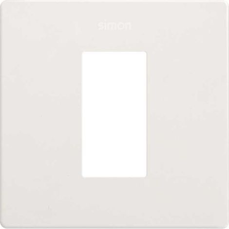 Marco estetica minima Simon 270 para 1 elemento blanco mate (1/5)