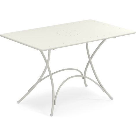 EMU Pigalle Table Rectangulaire 120 x 76 Blanc Raggrinzato 23 (1/5)