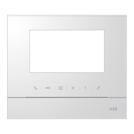 Welcome M Face Avant pour Ecran 4.3-Blanc 2TMA210050W0010 ABB 52311FC-W