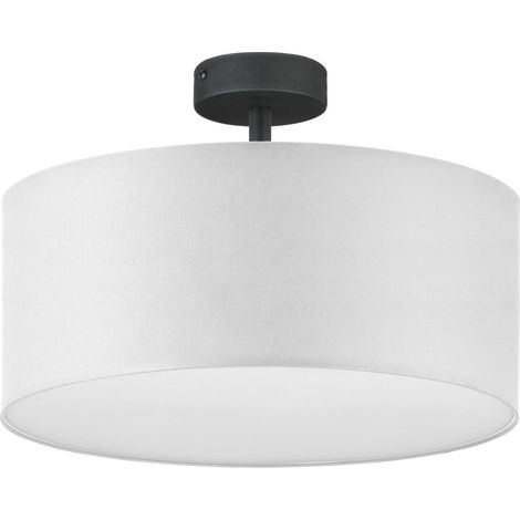 Deckenlampe YASA Weiß Chrom Wohnzimmer Leuchte (1/5)