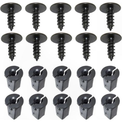 Fixation de pare-chocs auto, clips de retenue pour panneaux de porte, rivets de garniture, liners universels compatibles B6 B7 MK6, kit de fixation véhicule robuste. (1/4)