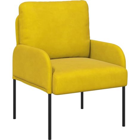 Maison Exclusive - Canapés avec coussin 55cm Jaune Contreplaqué (1/5)