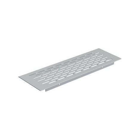 rejilla ventilzación zócalo aluminio acabado cromo mate medida rejilla 225x70 (1/3)