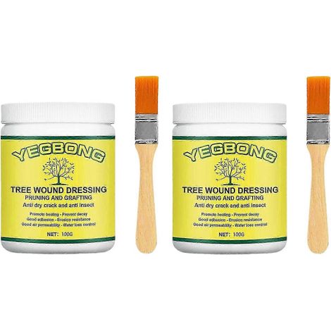 Baume cicatrisant pour arbres (2X) - Cicatrice de plaies pour plantes, greffes, taille, bonsaïs, réparation des plaies (1/5)