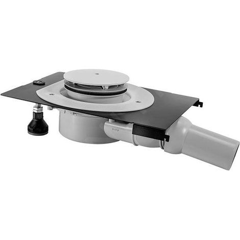 Drain pour baignoires à l'italienne Tempano, diamètre 90 mm, sortie horizontale, blanc (1/3)