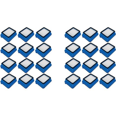 Lot de 24 filtres pour aspirateur Electrolux Q6 Q7 Q8 WQ61 WQ71 WQ81 - Pièces de rechange - Filtre à poussières fines (1/5)