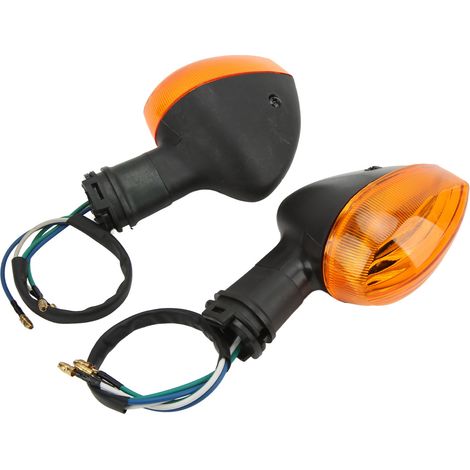 Clignotants Moto Avant Latéraux 12V 6W Ambre, Feux Indicateurs de Remplacement Compatibles YZF R1 2009-2014, Set de 2 (1/5)