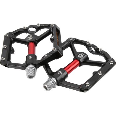 Pédales de vélo de route durables avec réflecteur, en alliage d'aluminium CNC, accessoires de bicyclette (1/5)
