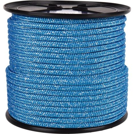 Carrete Driza Náutica 10 mm 100 m Azul