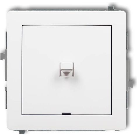 Meccanismo interruttore unipolare Deco in stile americano, bianco opaco 25DWPUS-1 (1/3)