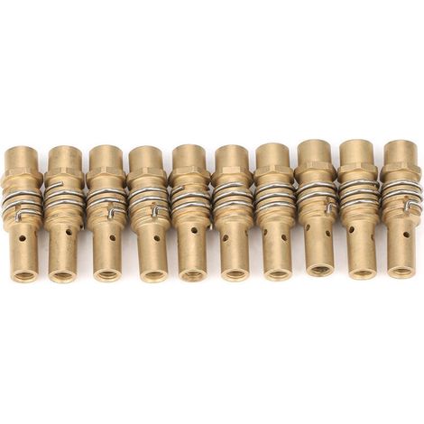 10pcs Porte-embouts Buse Soudage MIG Consommable Accessoire pour Chalumeau Torche 15AK, Accessoire pour Soudage MIG Accessoires et pièces détachées pour fer à souder électrique (1/5)
