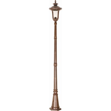 Elstead Chicago - 1 Lampione da esterno Medio Leggero Bronzo Ruggine Patina IP44, E27 (1/5)