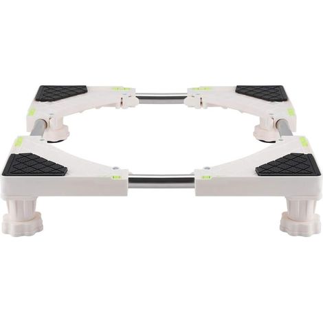 Support de Machine à Laver - Taille de Base Mobile multifonctionnelle de Machine à Laver Portable de 4 Pieds forts pour la sécheuse, la Machine à Laver et Le réfrigérateur(C) (1/5)