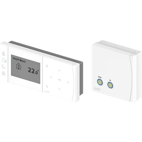 Danfoss – Thermostat programmable TPOne RF G – Alimentation 230V – Économie d'énergie jusqu'à 7% – Fonction Cliquer et Économiser - RX1-S (1/4)