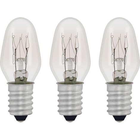 E14 7W Ampoule de Remplacement, Blanc Chaud 2700K, 40LM, AC 230V, Ampoules Incandescentes, pour Ampoule d'orientation, Lampe en Cristal à Sel, Lampe en Pierre de Sel, Veilleuse, Lot de 3 (1/5)